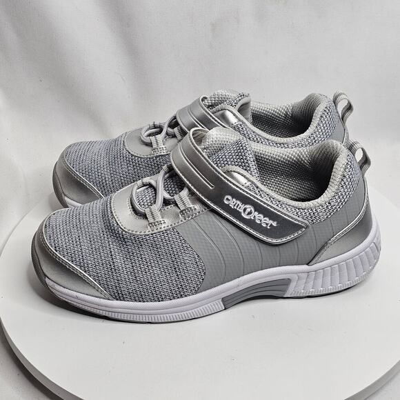 Orthofeet Biofit Joelle Womens 6 Extra Wide (2E) Gray Silver Sneakers Orthopedic - Picture 1 of 8